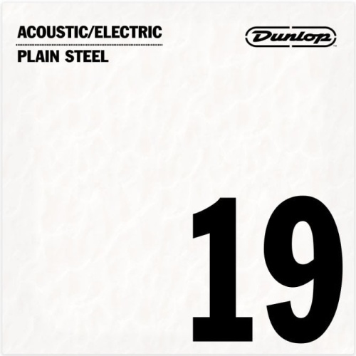 Dunlop DPS19 Acoustic/ Electric Plain Steel